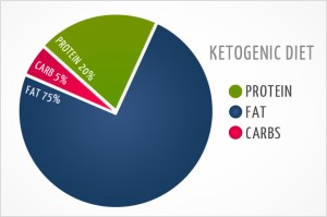 ketogenic-diet- pie graph